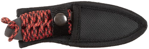 Nóż taktyczny MFH REDROPE full tang z etui i paracordem - zdjęcie w etui