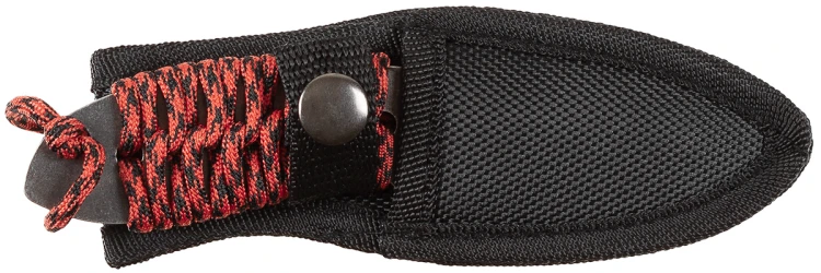 Nóż taktyczny MFH REDROPE full tang z etui i paracordem - zdjęcie w etui
