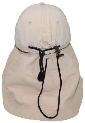 Czapka SAHARA z daszkiem i nakarczkiem Fox Outdoor - Khaki