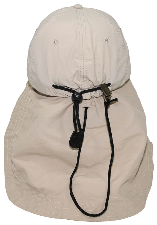 Czapka SAHARA z daszkiem i nakarczkiem Fox Outdoor - Khaki