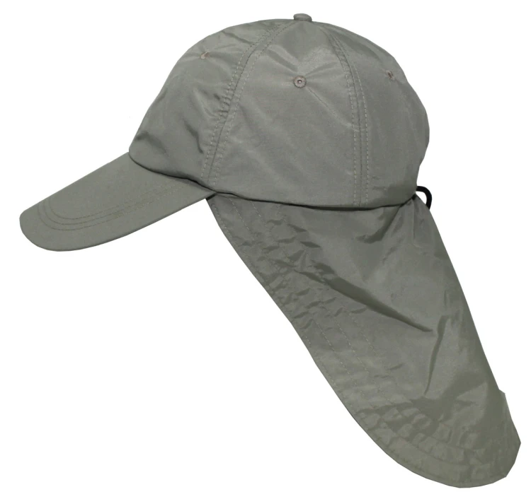 Czapka SAHARA z daszkiem i nakarczkiem Fox Outdoor - olive