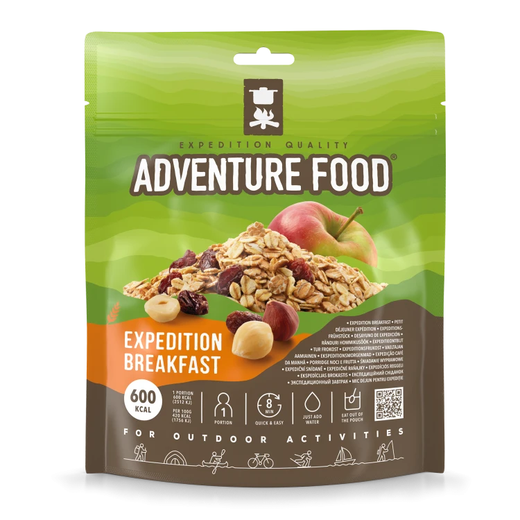 Racja Adventure Food - Owsianka, śniadanie wyprawowe vege 600 kcal danie liofizowane