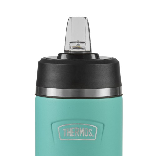 Thermos - termos dziecięcy z rozkładaną słomką - turkusowy 530 ml