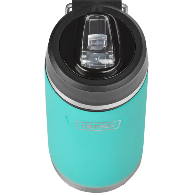 Thermos - termos dziecięcy z rozkładaną słomką - turkusowy 530 ml
