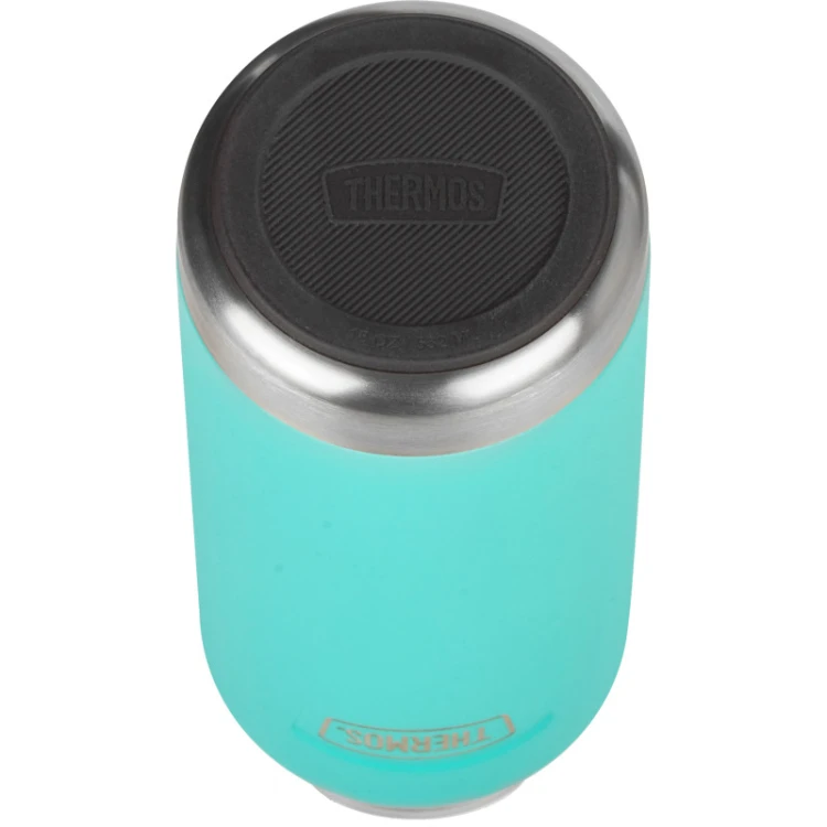 Thermos - termos dziecięcy z rozkładaną słomką - turkusowy 530 ml