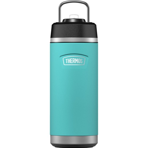 Thermos - termos dziecięcy z rozkładaną słomką - turkusowy 530 ml