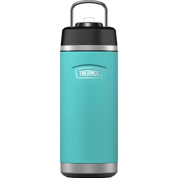Thermos - termos dziecięcy z rozkładaną słomką - turkusowy 530 ml