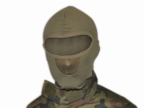 Zielona (oliwkowa) kominiarka MFH TACTICAL termiczna z siatką oddechową