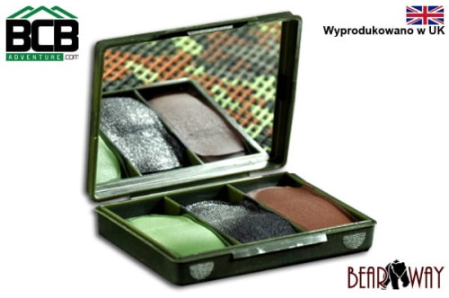 BCB farba maskująca Chameleon 3 kolory woodland (wyprodukowana w UK) - norma NATO