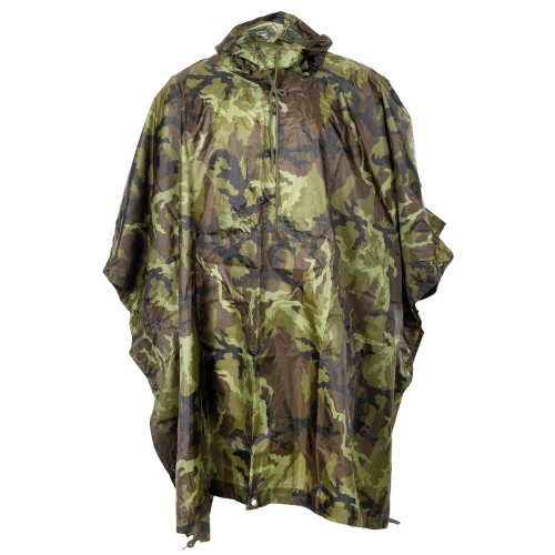 Poncho przeciwdeszczowe rip-stop - peleryna przeciwdeszczowa, duża, rip-stop, M95 CZ, krój US Army