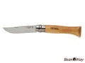 Nóż Opinel INOX No 8 - rękojeść bukowa , składany