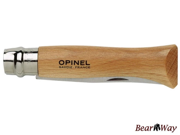 Nóż Opinel INOX No 9 - rękojeść bukowa , składany