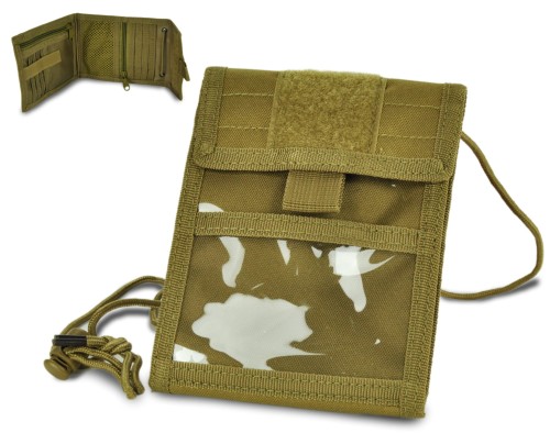 ID Holder - paszportówka coyote tan