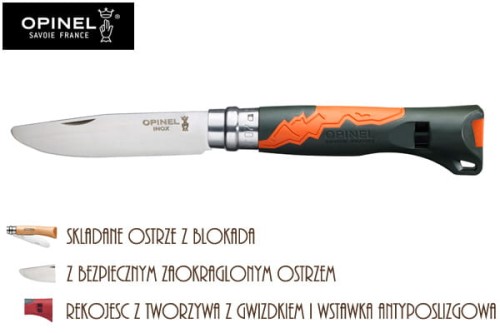 Opinel Junior 07 Khaki - dla młodych łowców przygód