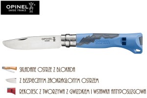 Opinel Junior 07 BLUE - dla młodych łowców przygód