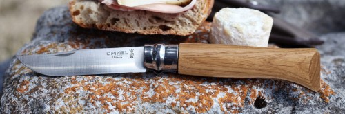 Nóż Opinel LUX drewno dębowe , No 08 , składany