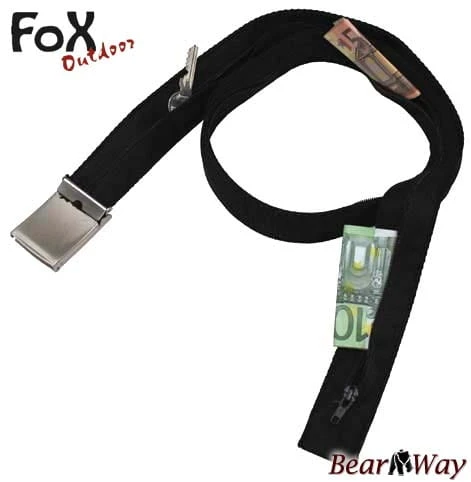 Pasek do spodni ze schowkiem na pieniądze FOX OUTDOOR , regulowany