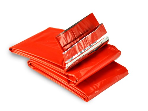 Koc ratunkowy folia NRC pomarańczowa